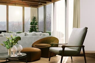 remodel architect 3ds max interior design, photorealistic renderings, cgi render