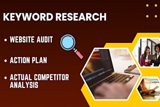 do advanced SEO keyword research, website audit and competitor analysis