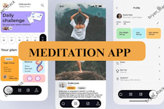 build meditation app calm app therapy app fitness app sleep app relaxation app