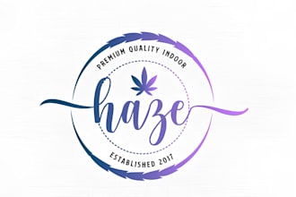 do creative cannabis, weed, marijuana, hemp, cbd logo design