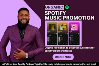 do organic spotify music promotion spotify album promotion spotify marketing
