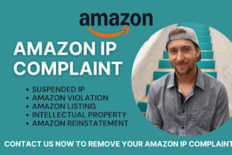 reinstate suspended remove intellectual property amazon listing ip complaint