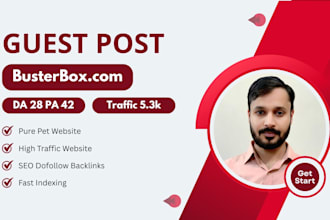 publish a guest post on dog blog busterbox
