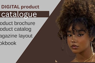design product catalog lookbook brouchure design magazine layout design flyer