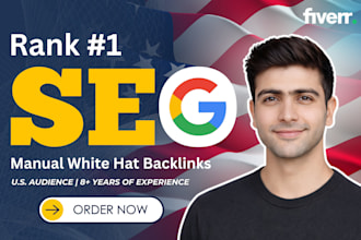 be your SEO backlinks and off page link building expert for ranking