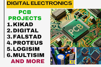 create pcb design, pcb layout, gerber files and schematic
