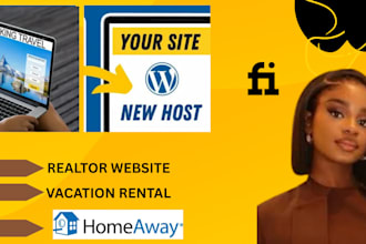 design b2b realtor property listing brochure firm investor carrot party website