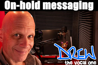 narrate and record your company on hold IVR message for you