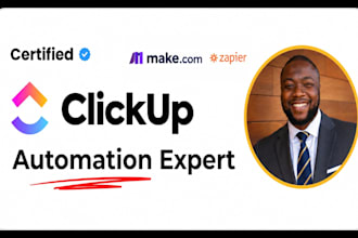be your clickup expert for setup and workflow automation