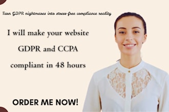 make your website gdpr and ccpa compliant in 48 hours