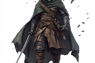 draw your fantasy character, rpg character or portrait