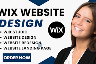 design wix website, wix landing page, wix studio site, wix website redesign