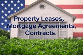 draft or review all property leases, tenancy, mortgage, agreements, contracts