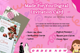 design custom invitation cards, greetings card, party invitation , birthday card
