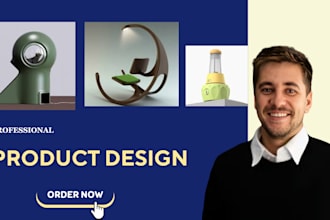 do 3d product design in solidworks, 3d cad design, modeling and 3d rendering