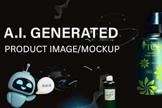 generate ai product image generator product design custom ai product mockup