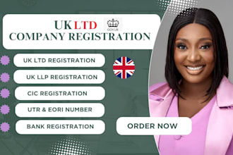 do UK ltd company registration, uk charity, uk vat and uk trademark registration