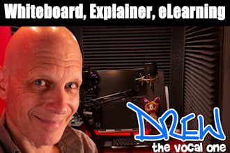 narrate an elearning, explainer, or whiteboard voiceover for you