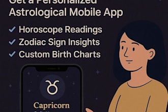 develop a custom astrology app with zodiac features, birth chart and horoscope