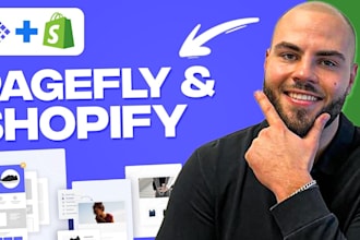 design shopify landing page using pagefly clone shopify product page pagefly