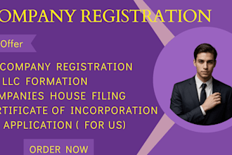 register your UK or US company and file with companies house