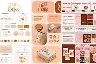do luxury logo , social media kit and complete branding kit