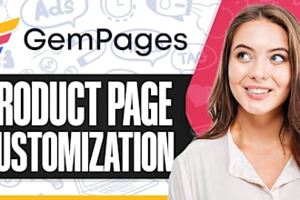 design shopify landing page using gempage clone shopify product page gempage