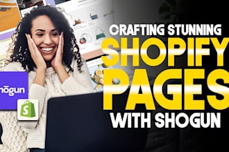 design shopify landing page using shogun clone shopify product page using shogun