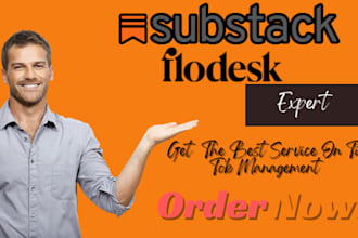 design newsletter on substack flodesk landing page automation newsletter