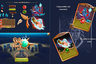 design custom card games tcgs and board game cards with rulebooks