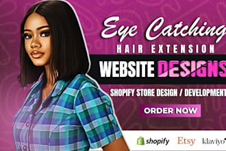 create a high converting shopify store for your hair extension business