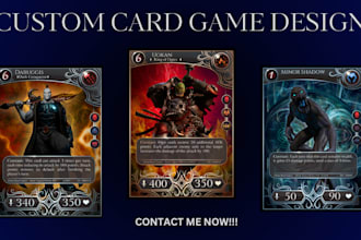 design fantasy tcg card game tarot card ccg playmat card game design