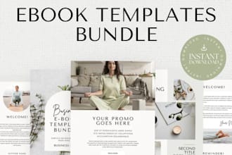 design fitness health ebook pdf canva workbook lead magnet workout guide plan