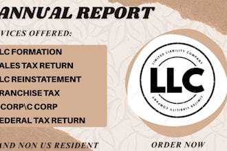 dissolve llc, close ein, annual report, boi report, convert s corp to c corp
