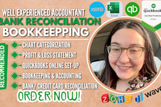 set up bank reconciliation bookkeeping wave accounting quickbooks online excel