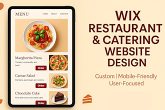 design wix restaurant website redesign wix catering website bakery website