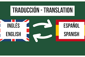 do an english to spanish or spanish to english translation