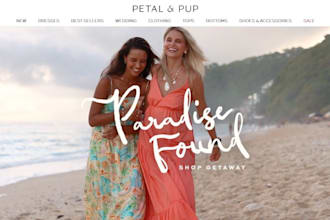 do shopify fashion store,clothing website, fashion website, boutique website