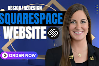 design or redesign your squarespace website with seo optimization