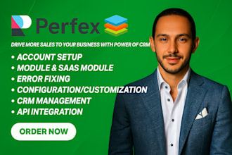 install, set up, provide perfex CRM 200 module fix bugs perfex crm modifications