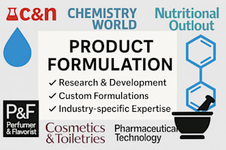 formulate skincare, hair care products, detergents, cosmetics, makeup products