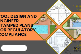 pool design and engineer stamped plans for regulatory compliance