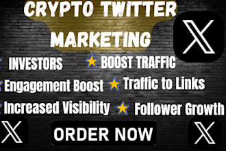 crypto promotion, twitter x marketing to raise 500m crypto investor