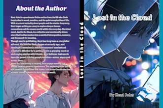 do kindle ebook cover design KDP book cover fiction paperback book cover design