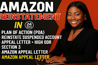 reinstate your amazon seller account and fix section 3 or IP complaints