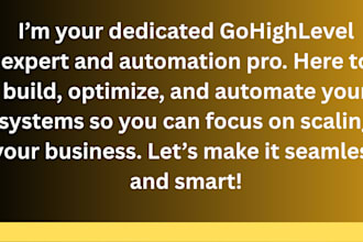 set up gohighlevel workflows, automations, sales funnel, website, landing page