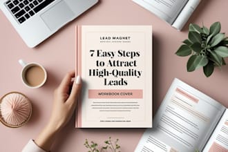 design PDF lead magnet, brochure, ebook report workbook