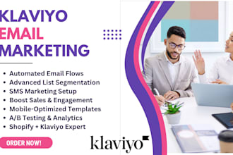 do shopify klaviyo email marketing campaign flows, list segmentation, sms flows