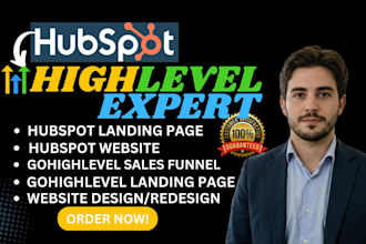 build hubspot landing page hubspot website hupspot developer