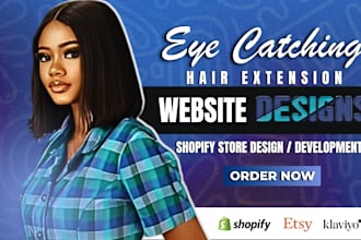 design shopify hair extension store hair extension website beauty website